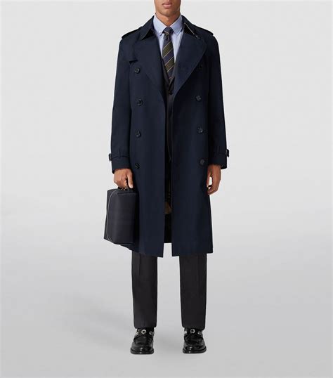 burberry porsum blue trench men|burberry kensington trench coats.